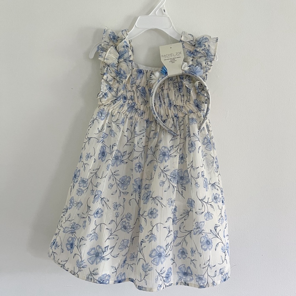 NWT Rachel Zoe Girl’s Dress with Matching Headband